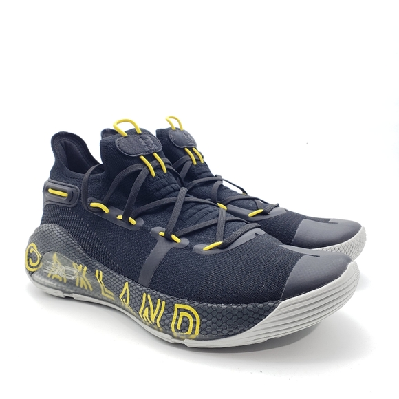 Mens UNDER ARMOUR CURRY 6 UA THANK YOU OAKLAND PE SIZE 12 New without box - Picture 5 of 9